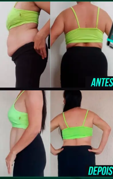 Antes e Depois de usar Secaps Black